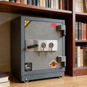 घर और कार्यालय भंडारण और सुरक्षा के लिए दोहरे कुंजी लॉक के साथ फायरप्रूफ सुरक्षित जमा बॉक्स - Product Image 6
