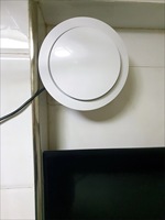 Ventilateur extracteur mural silencieux de 8, 9, 10, 12 pouces pour cuisine, toilettes et salle de bain, en plastique, 220V, 2500W, vente en gros