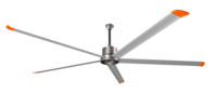 Ventilateur industriel HVLS RTFANS 3,3 m 11 pi 0,3 kW à moteur PMSM à rotor interne à économie d'énergie