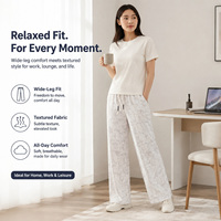 Pantalon décontracté pour homme style américain, taille mi-haute, coupe bootcut, nouveau modèle d'été, tie-dye, effet usé, coupe ample, jambe large, infroissable, avec cordon de serrage