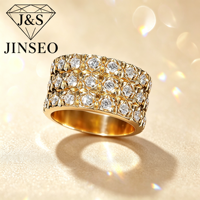 Diamant de laboratoire JINSEO personnalisé, certifié IGI, couleur VVS D-F, taille rotunde, petite taille, pierre lâche pour monture de bague