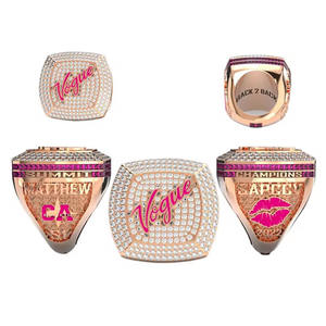 Anillo de campeón deportivo juvenil personalizado Anillos de campeonato de Béisbol Juvenil - Product Image 4