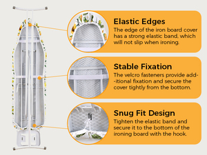 Couvertures de planche <span class=keywords><strong>à</strong></span> <span class=keywords><strong>repasser</strong></span> super douces 100% coton 2 couches 46*132 cm avec réflexion de vapeur <span class=keywords><strong>à</strong></span> grande vitesse pour planche <span class=keywords><strong>à</strong></span> <span class=keywords><strong>repasser</strong></span> - Product Image 6