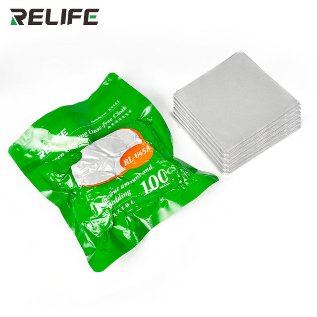Wholesale RELIFE RL-045A Screen Cleaning Dust-free Cloth Screen Wipes