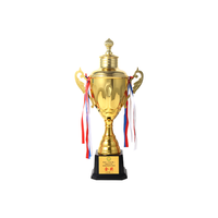 Spécial Cap Design Cup Trophy Awards Fer Doré Placage Artisanat Fabrication Fourniture Logo Personnalisé Trophée Unique World Sport Cup
