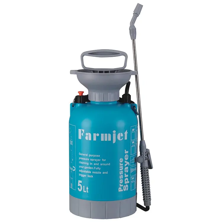 Farmjet 5l/8l Hogedruk Explosieveilige Spuit Handmatige Druk Tuinspuit Handpomp Sproeier Knapzak Sproeier