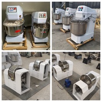 Pétrin Spirale Commercial 35L, Capacité 12,5kg Farine, Double Vitesse, Moteur Automatique, pour Pains, Pizzas, Boulangerie et Cuisine