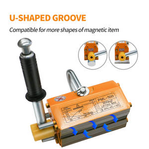 Imán de Elevación Magnético Permanente, Capacidad de Elevación de 660 Libras, Imán de Elevación con Liberación, Utilizado en Grúas de Taller para Levantar Placas de Acero - Product Image 4