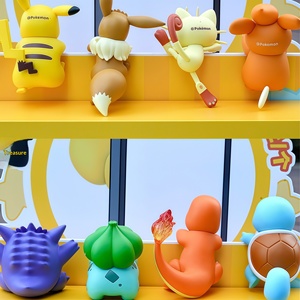 Set di Action Figure Pokémon Eevee <span class=keywords><strong>Serie</strong></span> Papap, Modellini Pikachu, Statuette Poke Mon, Giocattoli per Bambini, Regalo, Scatola Sorpresa - Product Image 5