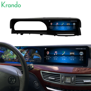 Unidad principal de coche de doble pantalla <span class=keywords><strong>para</strong></span> Mercedes Benz S W221 W216 CL 2005-2013 Android navegación GPS Multimedia Autoradio CarPlay 4G <span class=keywords><strong>DVD</strong></span> - Product Image 6