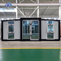 Casa Contenedor Modular Prefabricada de Lujo Personalizable de 20 pies/40 pies, Expandible, Moderna, Plegable, Portátil, Móvil, Mini Taller, Almacén