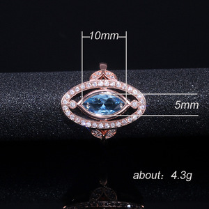 Anello Elegante Placcato in Oro Rosa con Zirconi, Gioiello Moderno per Uso Quotidiano Femminile - Product Image 5