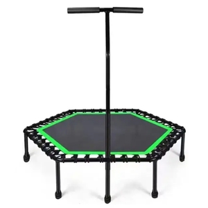 <span class=keywords><strong>Trampoline</strong></span> de fitness à cordes extensibles - <span class=keywords><strong>Trampoline</strong></span> pliable pour l'intérieur et l'extérieur, adapté à un usage familial - Product Image 3