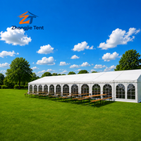 Tente d'exposition de luxe en alliage d'aluminium pour cérémonies religieuses en extérieur, avec couverture en PVC imperméable, taille personnalisée, durable toutes saisons