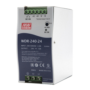SDR-480P-48 แหล่งจ่ายไฟราง DIN 24V 480W AC-DC 20A พร้อมฟังก์ชั่นขนาน - Product Image 6
