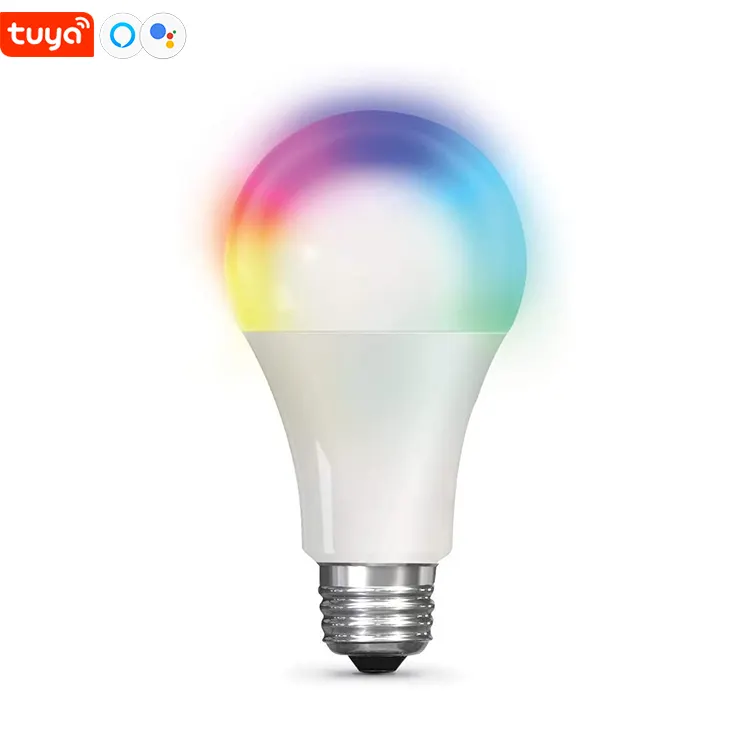 multi coloured alexa tuya xiaomi led smart bulbs smart life wifi light rgb colour led with BLE