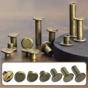 110 Sets de <span class=keywords><strong>Remaches</strong></span> de Doble Capa de Hierro Surtidos para Decoración Ecológica, Reparación de Cuero, Cinturones, Bolsos, Zapatos, Carteras y Encuadernación - Product Image 3