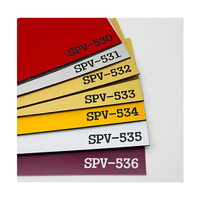 Whosale Double Color Acrylic Laserable Sheets , Acrylic with Gold Engraved logo with Adhesive Backing