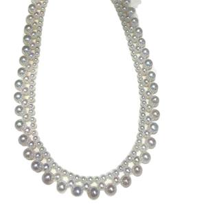 Palace Style Retro Neckland <b>Mirror</b> Gloss Gift <b>Box</b> Hot Bar 3-6mm Natural Freshwater Pearl Weaving Unique Style Pearl Necklaces - Product Image 5