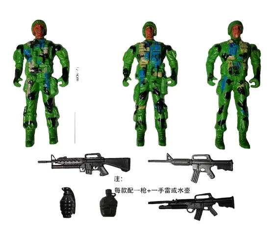 卸売アクションフィギュアモデル軍用おもちゃプレイセットプラスチック陸軍兵士おもちゃ