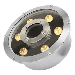 6W 24V IP68 lampada a LED sommergibile luce calda luci della fontana per fontane all'aperto - Product Image 1