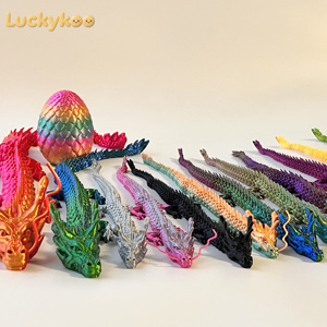 Figuras de Animales Impresas en 3D, Adornos Infantiles Más Vendidos, Micro-Paisajes, Divertidos Modelos de Dibujos Animados para Parques de Vida Silvestre - Product Image 5