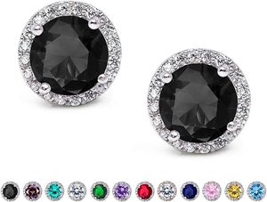 <b>Black</b> <b>Onyx</b> Cut Stud <b>Earrings</b> 925 Sterling Silver Gold Plated Third Party Certified Elegant Luxury Gemstone Jewelry for Women - Product Image 5