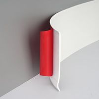 Plinthe autocollante moderne en PVC, flexible, étanche, pour la finition mur-plancher dans les hôtels, salles de bain et cuisines