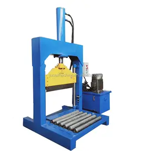 hydraulic rubber bale cutting machine/plastic cutting machine/single knife vertical hydraulic rubber cutter