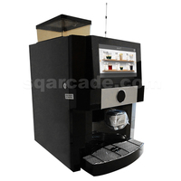 Distributeur automatique de café en forme de haricot à tasse, plateau de Table extérieur Commercial, système de paiement de pièces de chocolat froid et chaud pour le bureau