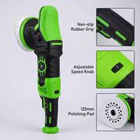 Pulidora Orbital Aleatoria de 12 mm de Alta Venta, Pulidora Eléctrica de Velocidad Variable de 1100 W para Pulir Superficies de Automóviles y Eliminar Arañazos