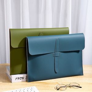 RTS A4 PU Leather Document Holder <b>File</b> Folder Laptop Sleeve Notebook Case Portfolio <b>File</b> <b>Organizer</b> - Product Image 1