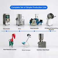 Machine extrudeuse d'aliments flottants pour poissons CE, mini-machine de fabrication de granulés, machine à aliments pour poissons en granulés