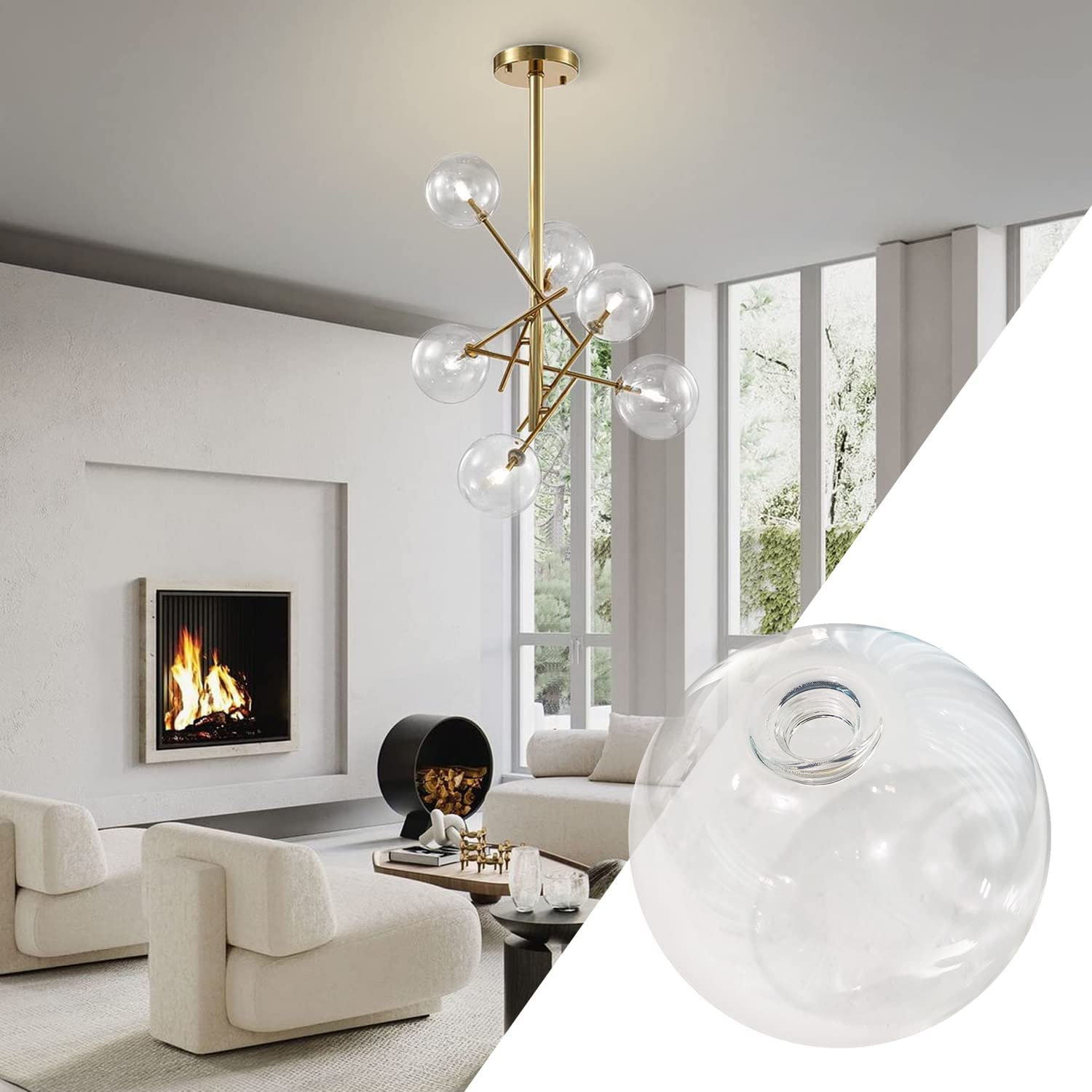 Cabilock 1pcs Lamp Shade Frame Metal Wire Lamp Guard Desk - View #9