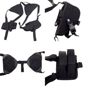 ซองพกปืนแบบซ่อนใต้แขน ปรับได้ ใช้ได้กับ G17/18/19/22/43 G2C M9 PX4 <span class=keywords><strong>P226</strong></span> พร้อมช่องใส่แม็กกาซีน 9 มม. สองช่อง - Product Image 4