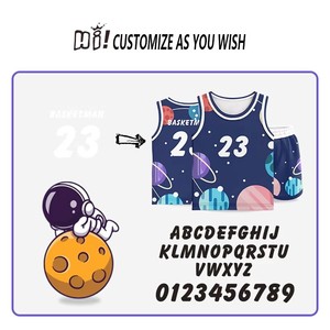 Ensemble d'uniformes de basketball personnalisés pour enfants, motif Aigle des rêves, maillot sublimé pour équipes de ligue junior, 1 ensemble MOQ, tenue d'entraînement respirante - Product Image 2