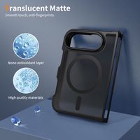 Nouvelle coque de téléphone magnétique pliable en PC mat pour iPhone 18 Duo Fold, avec écran magnétique givré transparent et coque arrière rigide