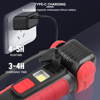 Nouvelle lampe d'urgence magnétique réglable 2026 pour atelier, lampe torche d'inspection multifonction pour réparation automobile