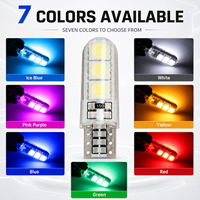 Xview T10 LED-Glühbirnen W5W 194 168 Silikon Hochtemperaturbeständig für Auto-Seitenmarkierung Kofferraum Kennzeichenbeleuchtung 3W 12V Großpackung