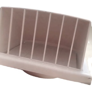Diffuseur carré QIEXEIN en ABS – <span class=keywords><strong>Composant</strong></span> de ventilation durable à montage au plafond pour salles de bain et maisons, pour systèmes de climatisation - Product Image 4