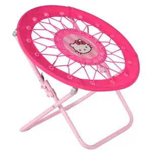 粉色卡通便携式可折叠蹦极椅舒适户外沙滩家具无需邮件包装