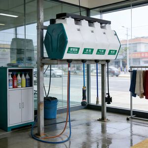 Enrouleur de tuyau rétractable combiné pour lavage de <span class=keywords><strong>voiture</strong></span> électrique, pour lavage haute pression, mousse, <span class=keywords><strong>nettoyage</strong></span> intérieur et roues - Nouveau - Product Image 1