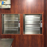 Montacargas Eléctrico Automático para Servicio de Alimentos en Restaurantes, Tipo Ventana o Piso