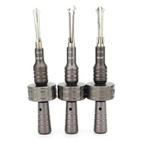 Démontage de la clé à bascule, dissolvant de l'étau, Kit de pistolet de ramassage de serrure, outil de pratique manuel clé Huk Cross Lock Pick