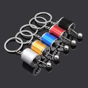 Quà Tặng Sáng Tạo Xe Kim Loại Keychain Turbo Bánh Trung Tâm Mặt Dây Chuyền Phanh Đĩa Shock Absorber Mặt Dây Chuyền