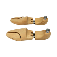 Embauchoirs en bois de hêtre deux tubes couleur bois naturel chaussure civière chaussures en cuir bottes baskets