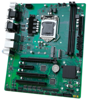 Carte mère industrielle JGINYUE 6-9TH-GK LGA1151 Multi ports COM M.2 NVMe DDR4 M-ATX pour PC de bureau de contrôle