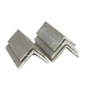Suministro Q235 embellecedor de barra de acero angular de hierro de acero inoxidable de 120 grados