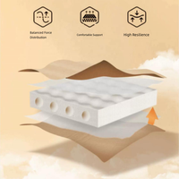 Coussin gonflable imperméable LLOYDBERG pour le camping en plein air, matelas de couchage auto-gonflant à haute élasticité et épaissi