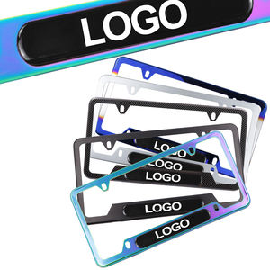 กรอบป้าย<span class=keywords><strong>ทะเบียน</strong></span>รถยนต์อะลูมิเนียมอัลลอยด์สแตนเลสสตีลแบบกำหนดเองได้สำหรับตกแต่งรถยนต์ ขนาดมาตรฐานอเมริกาและแคนาดา ขายส่ง - Product Image 6